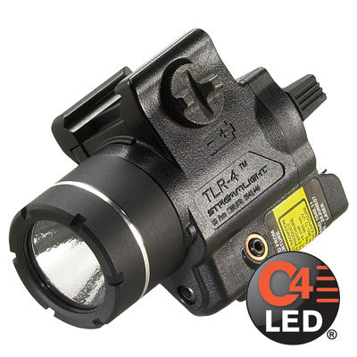 Streamlight TLR-4 Compact Tactical Gun Light with Integrated Red Aiming Laser
